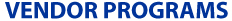 Vendor Programs