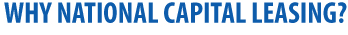 Why National Capital Leasing